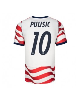 Moški Nogometna dresi replika Združene države Christian Pulisic #10 Domači SP 2026 Kratek rokav